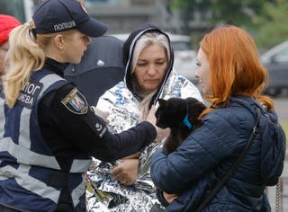 At least two people died and seven people were injured during the overnight Russian attack in Kyiv
